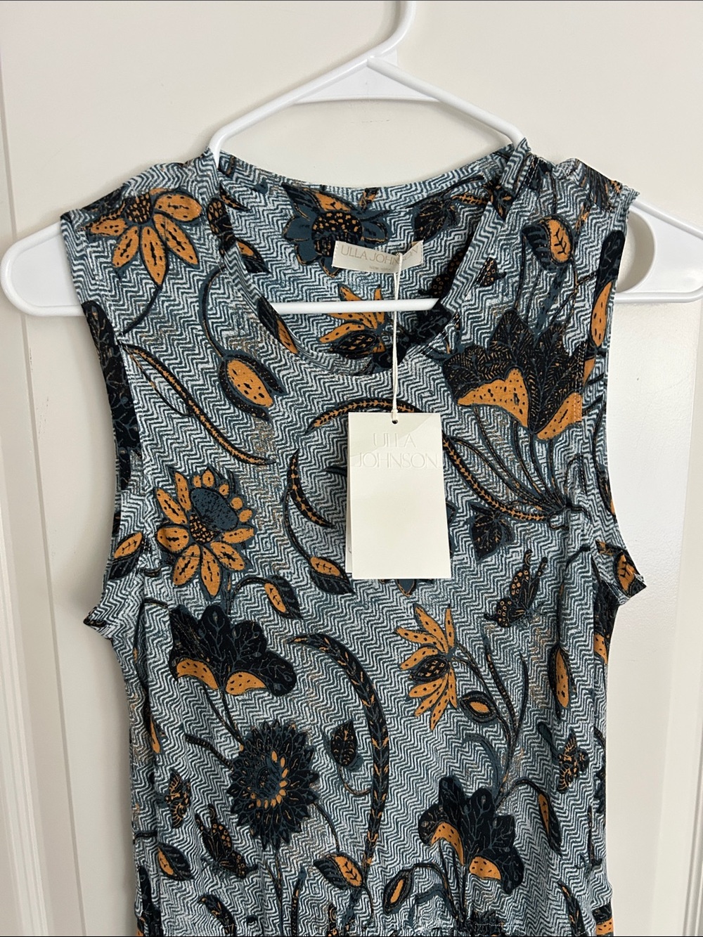 Ulla Johnson Floral dress stretchy with pockets new small - Picture 2 of 4